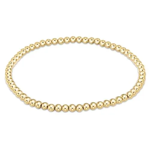 ENewton Classic 3mm  Bead Bracelet - Gold