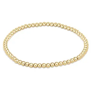 ENewton Classic 3mm  Bead Bracelet - Gold