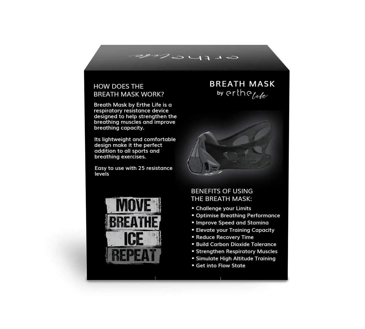 Erthe Life Breath Altitude Sports Training Mask