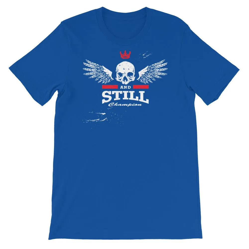 Eternal Champion men's T-shirt with ASC logo on back label