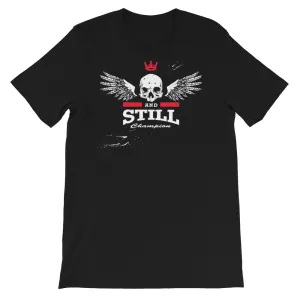 Eternal Champion men's T-shirt with ASC logo on back label