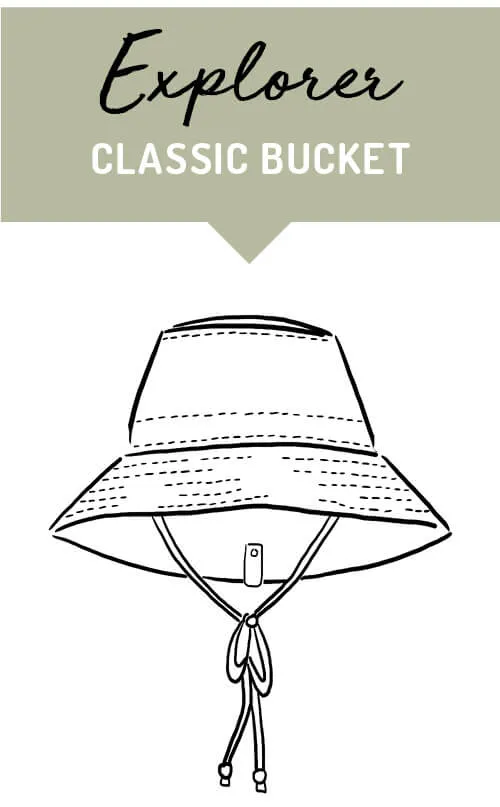 Explorer Classic Bucket Sun Hat | Frankie / Flax