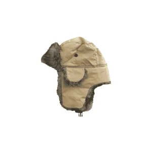 Faux Fur Lining Trooper Hat, Khaki