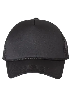 Faux Glitter Girly Ghost Foam Mesh Back Trucker Cap