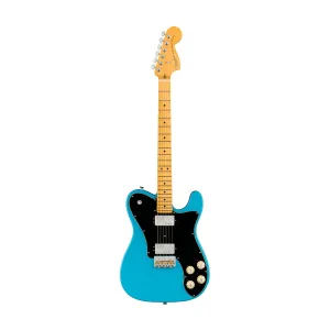 Fender American Professional II Telecaster Deluxe Electric Guitar, Maple FB, Miami Blue
