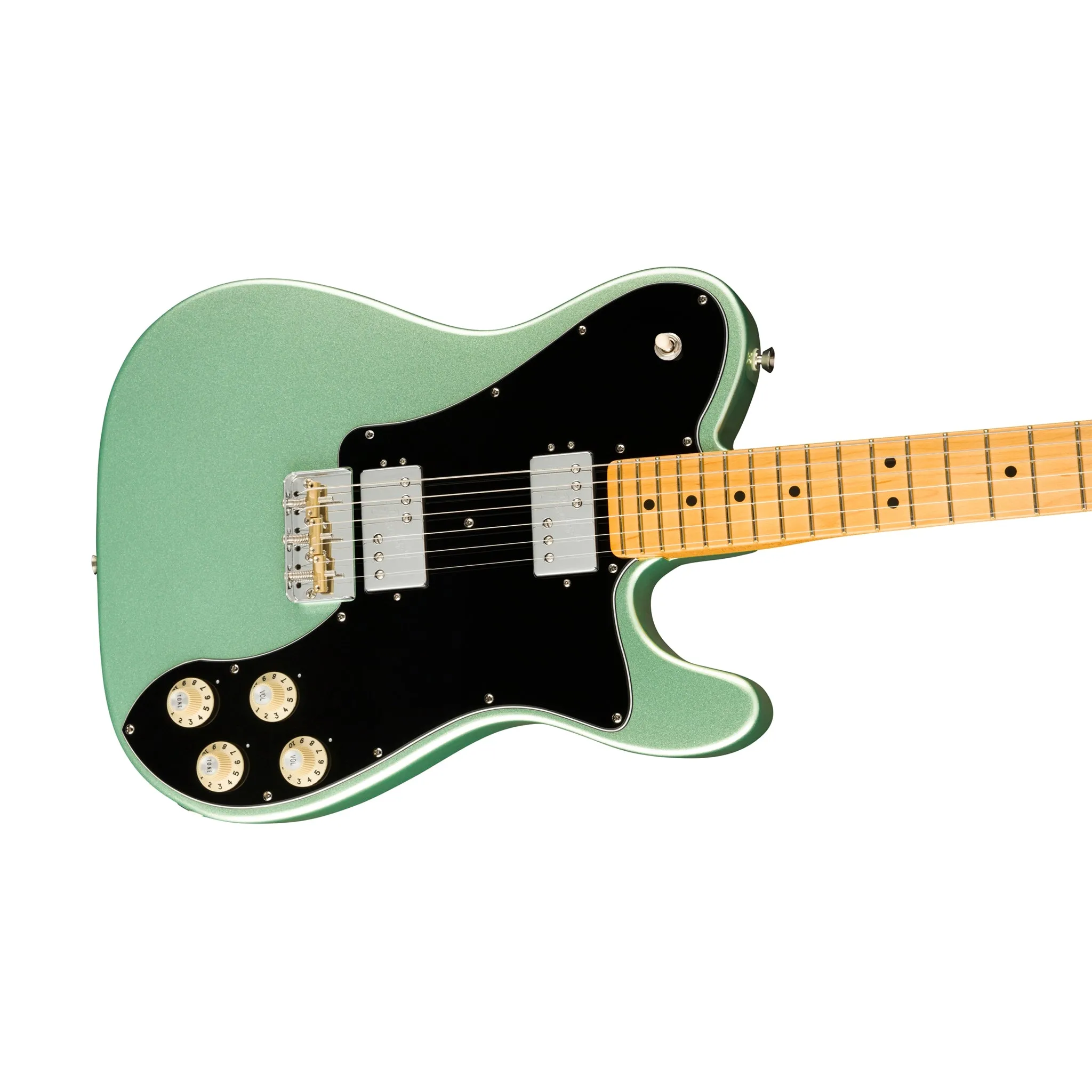 Fender American Professional II Telecaster Deluxe Electric Guitar, Maple FB, Mystic Surf Green