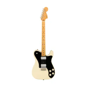 Fender American Professional II Telecaster Deluxe Electric Guitar, Maple FB, Olympic White