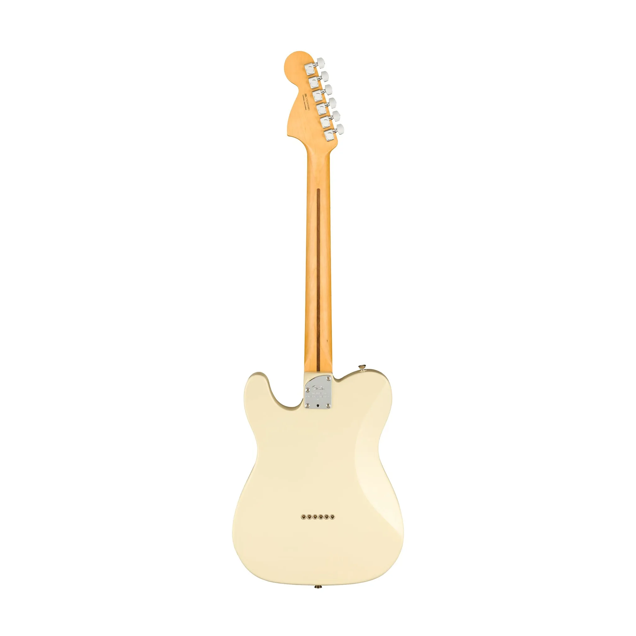 Fender American Professional II Telecaster Deluxe Electric Guitar, Maple FB, Olympic White