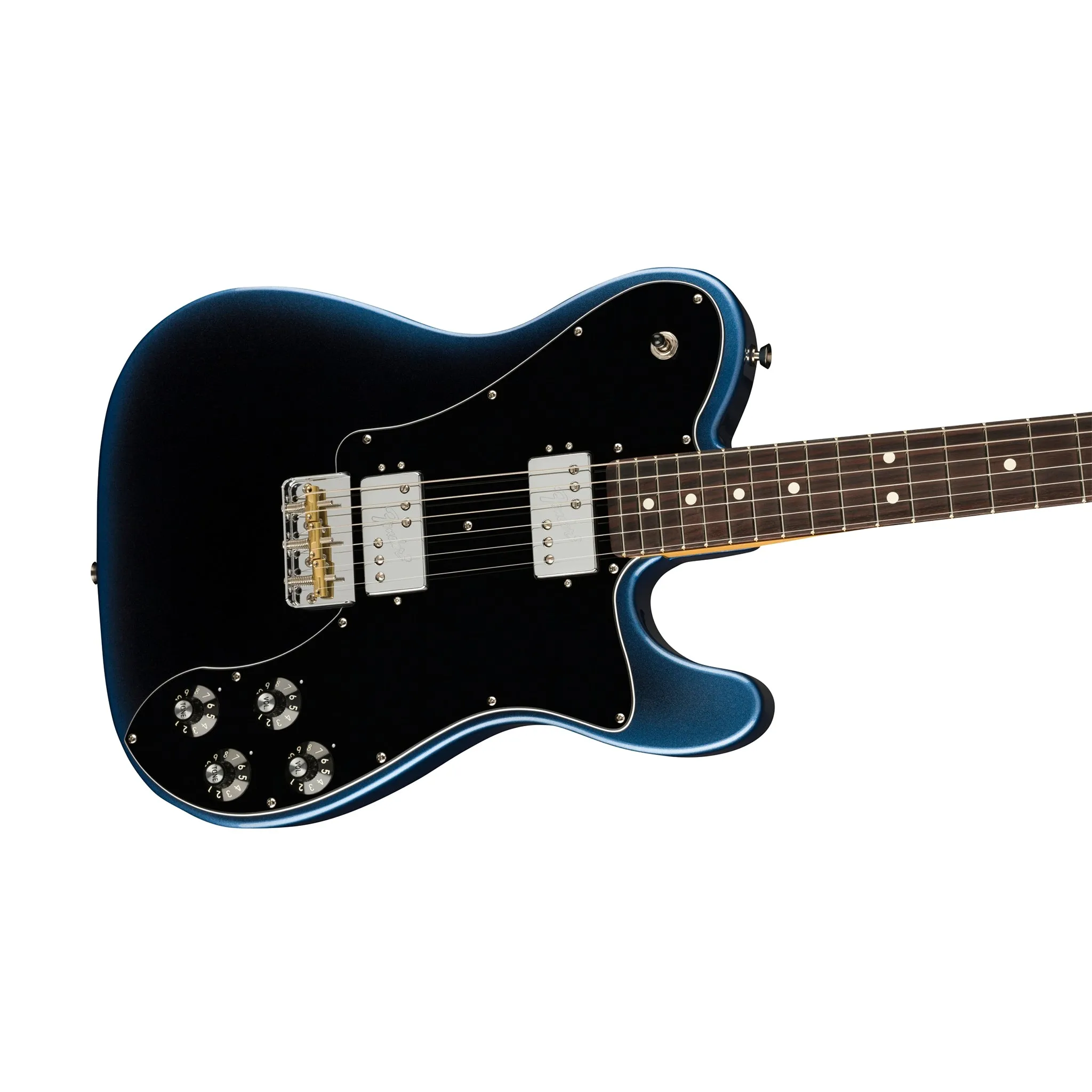 Fender American Professional II Telecaster Deluxe Electric Guitar, RW FB, Dark Night