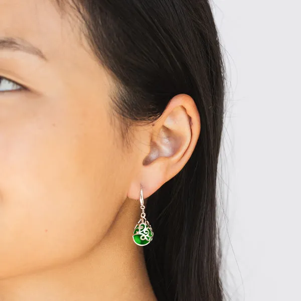 Filigree Teardrop Sterling Earrings