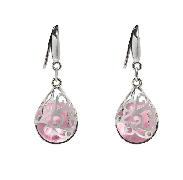 Filigree Teardrop Sterling Earrings