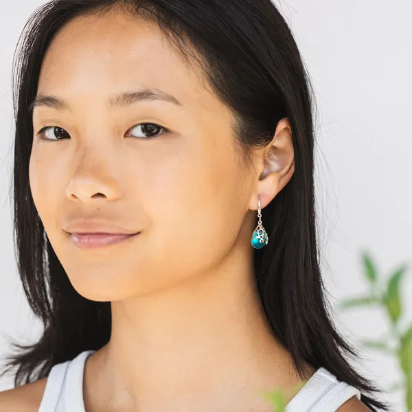 Filigree Teardrop Sterling Earrings