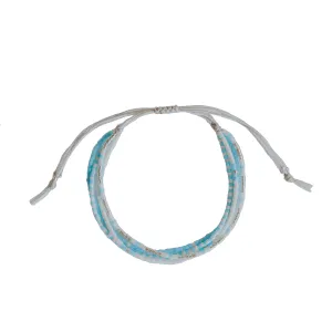 Four Strand Delicate Bracelet -  Eggshell