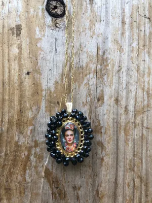 Frida Kahlo Necklace / Delicate Necklace