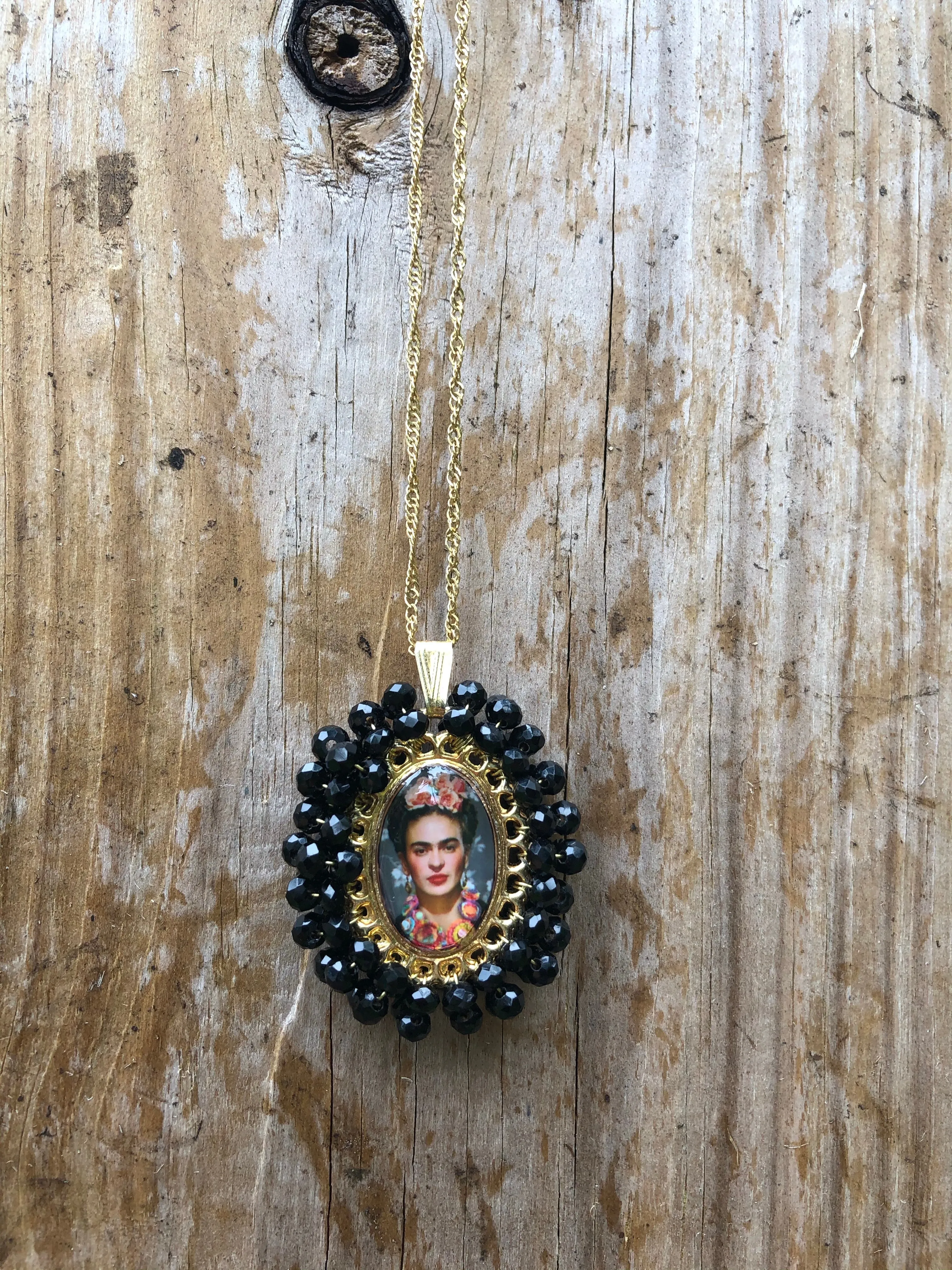 Frida Kahlo Necklace / Delicate Necklace