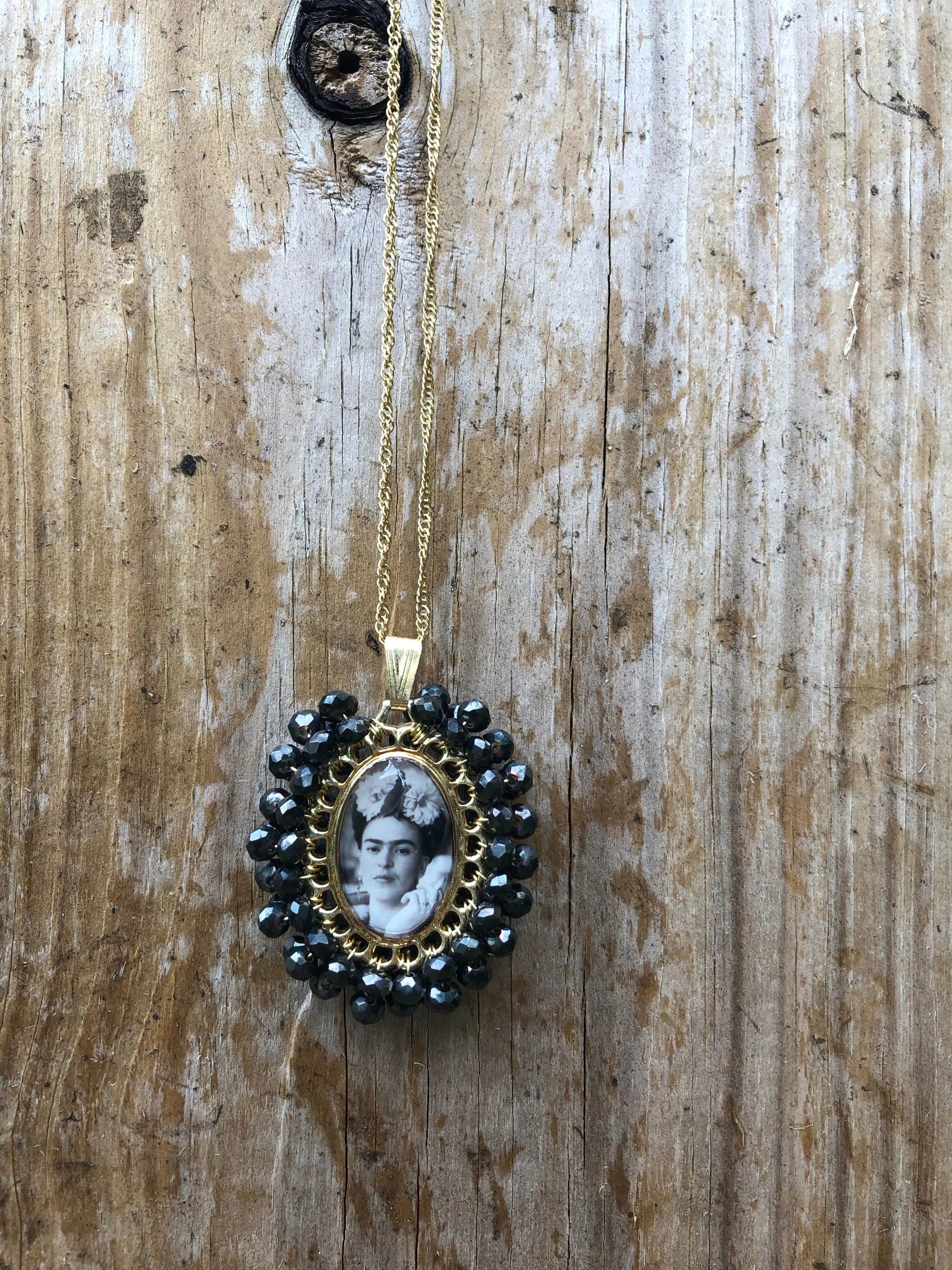 Frida Kahlo Necklace / Delicate Necklace