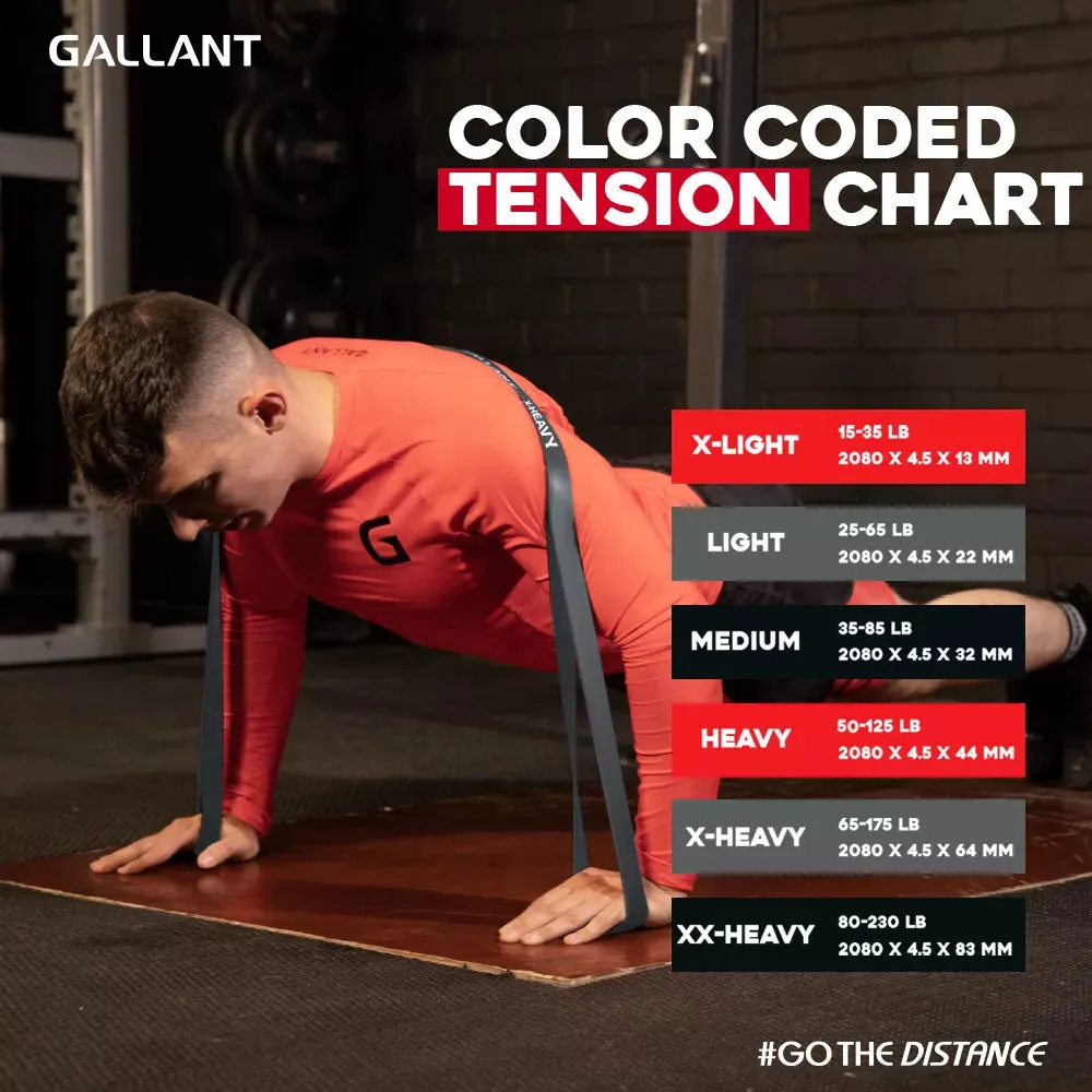 Gallant Power Bands Resistance Pull UP Bands - Pull Up Exercise Bands