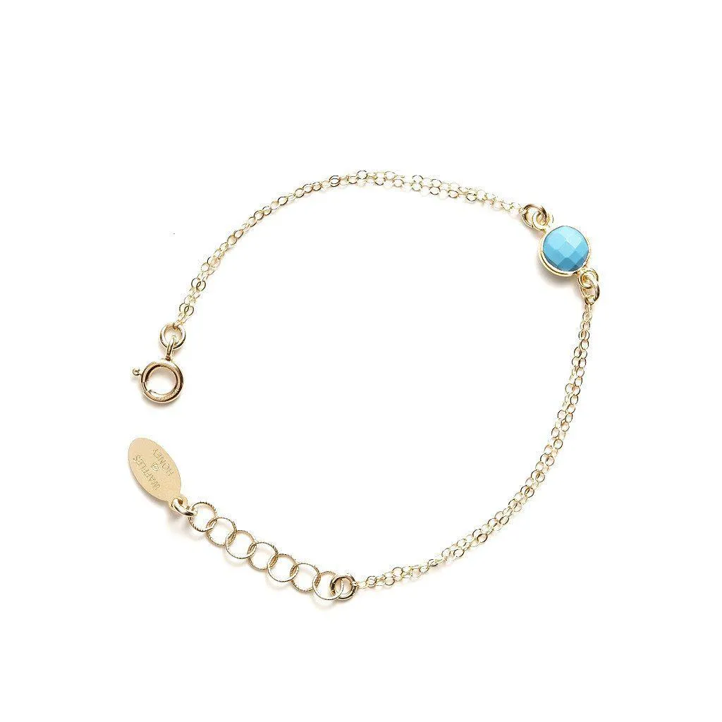 Gemstone Bracelet in Turquoise