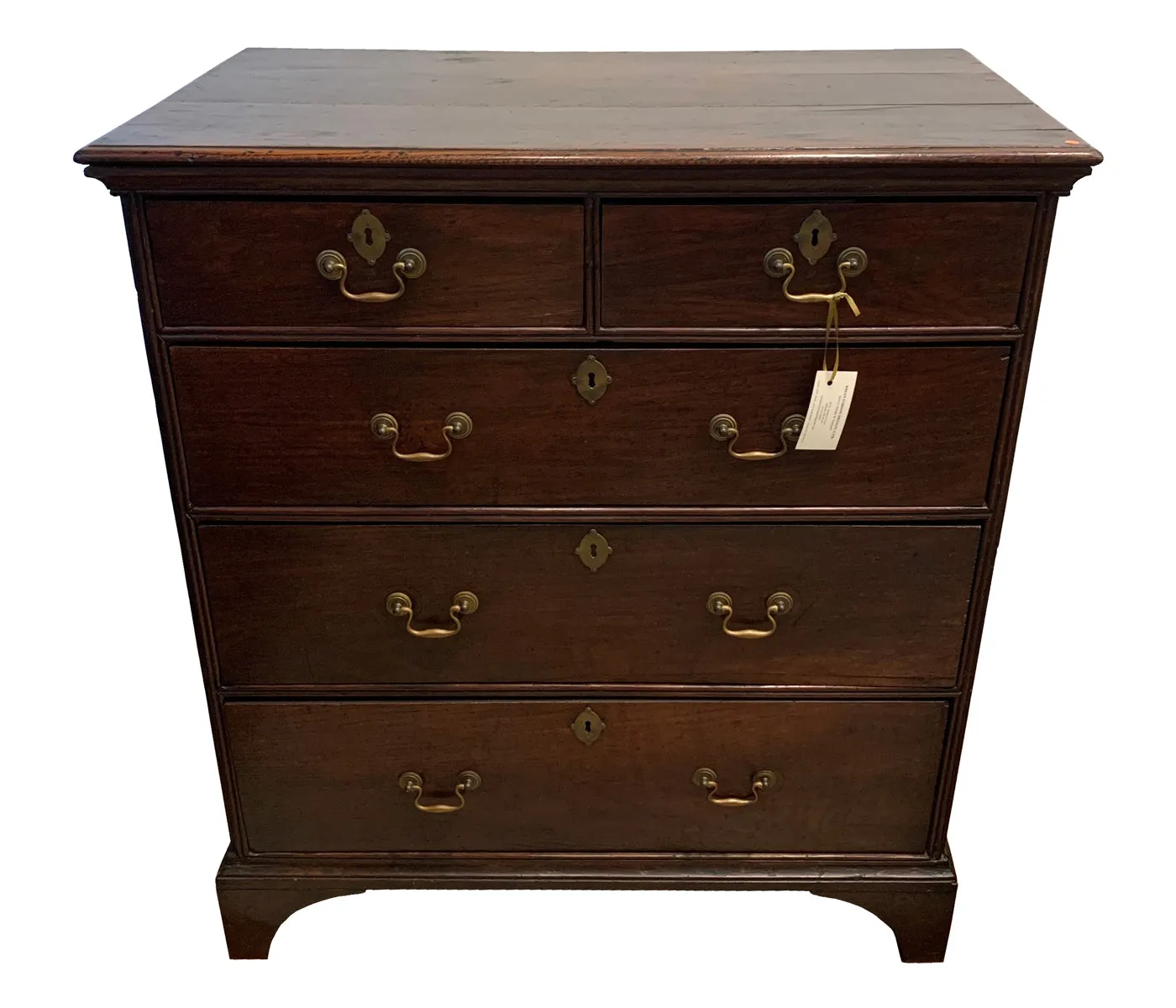 Georgian Oak Chippendale Form Chest