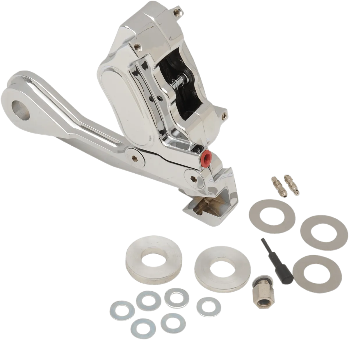 GMA Engineering GMA-402STMSC Millenium Series 4-Piston Rear Brake M-Caliper - Smooth Chrome