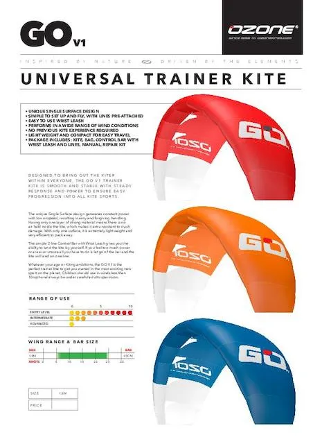 Go v1 trainer kite