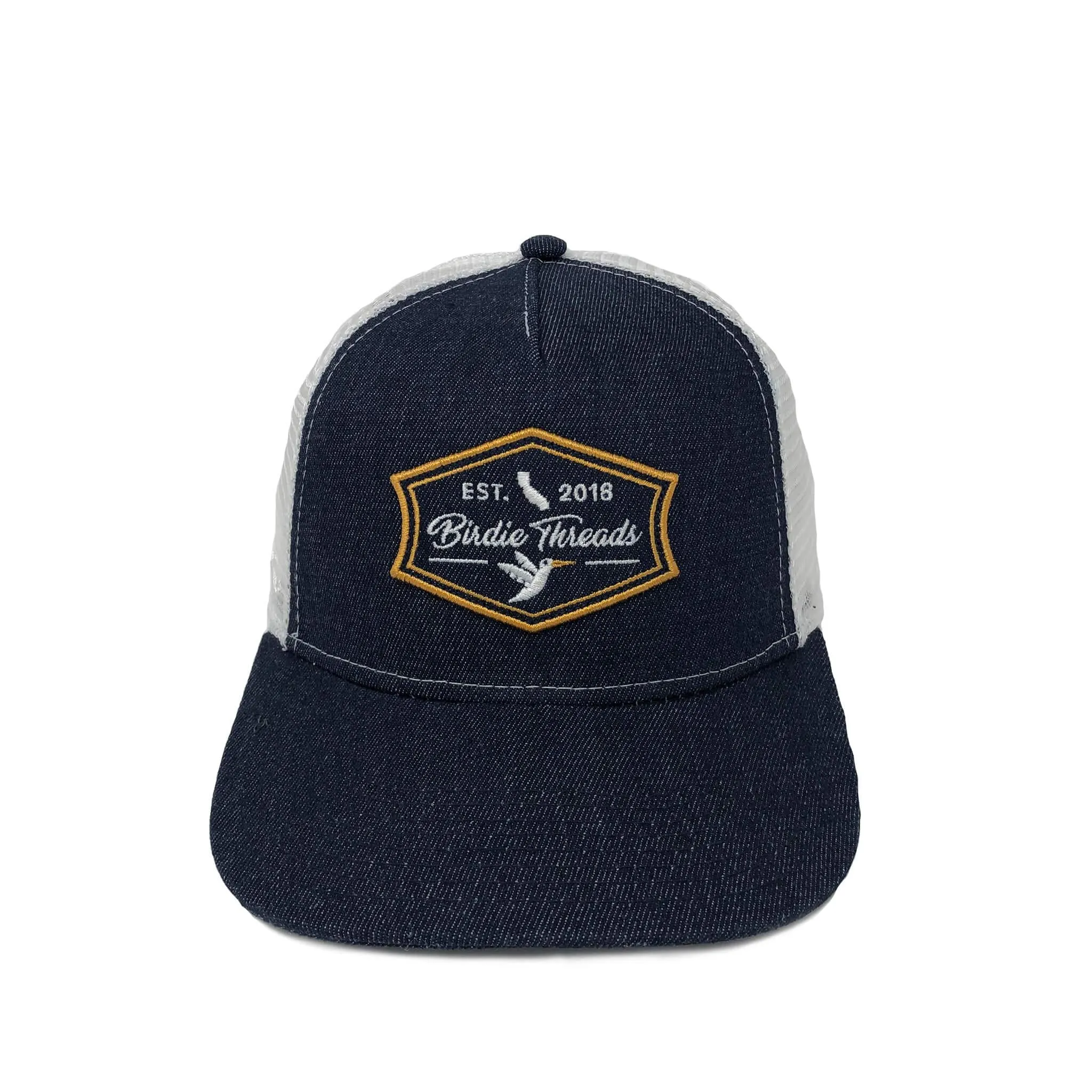 Gold Denim Hat