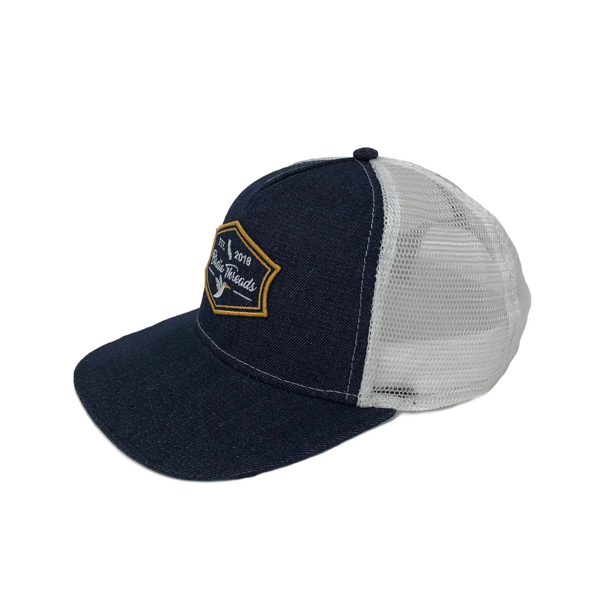 Gold Denim Hat