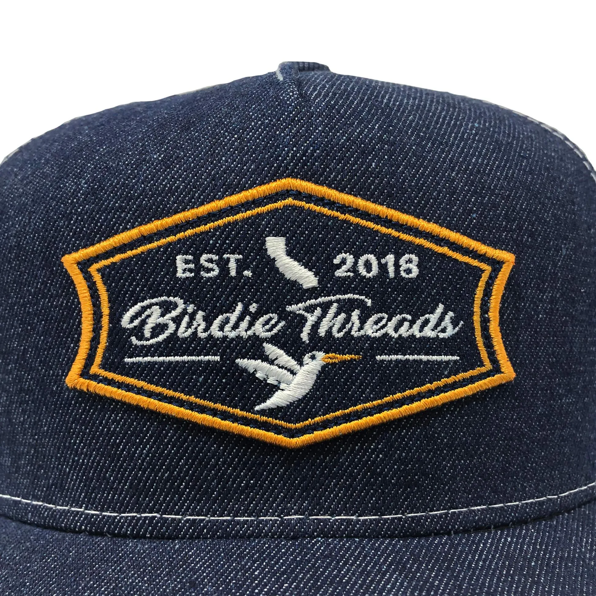 Gold Denim Hat