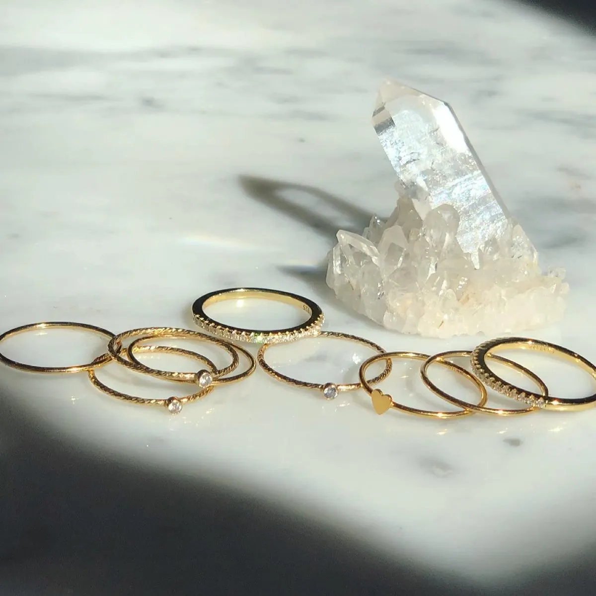 Gold Filled Dainty Heart Ring