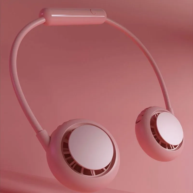 Homlly Portable USB Rechargeable Sports Neck Fan