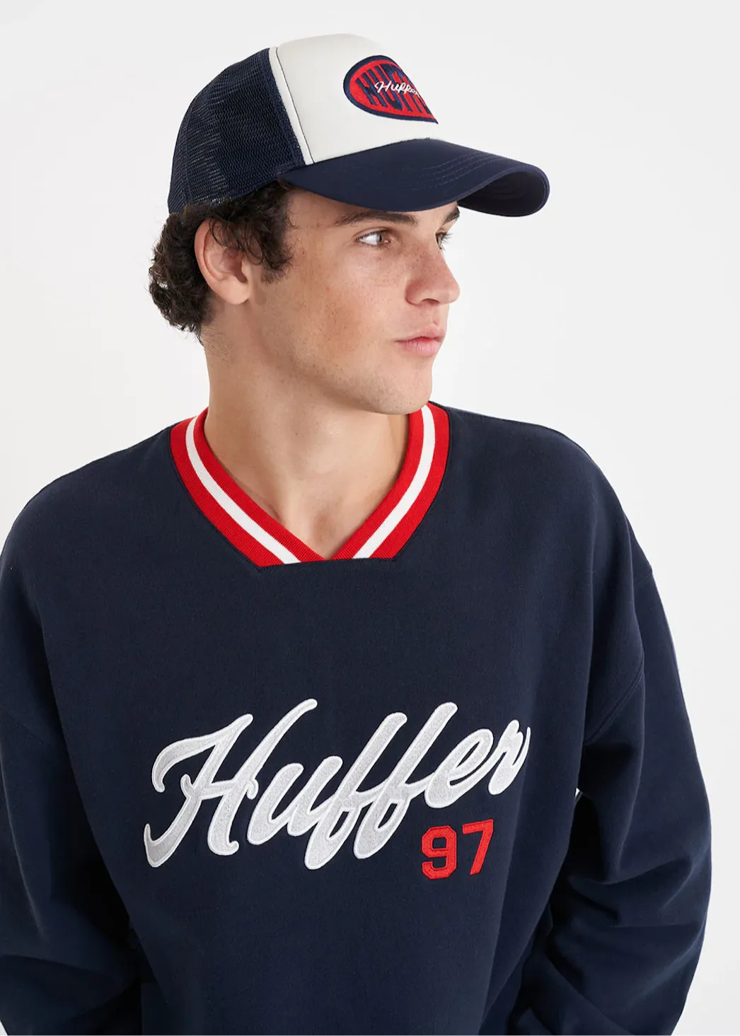 HUFFER Trucker Cap/Finals - Chalk