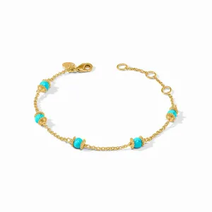 Hydra Delicate Bracelet in Turquoise Blue
