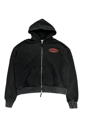 HYPEBOYS WAVE WASHED HOODIE ( BLACK )