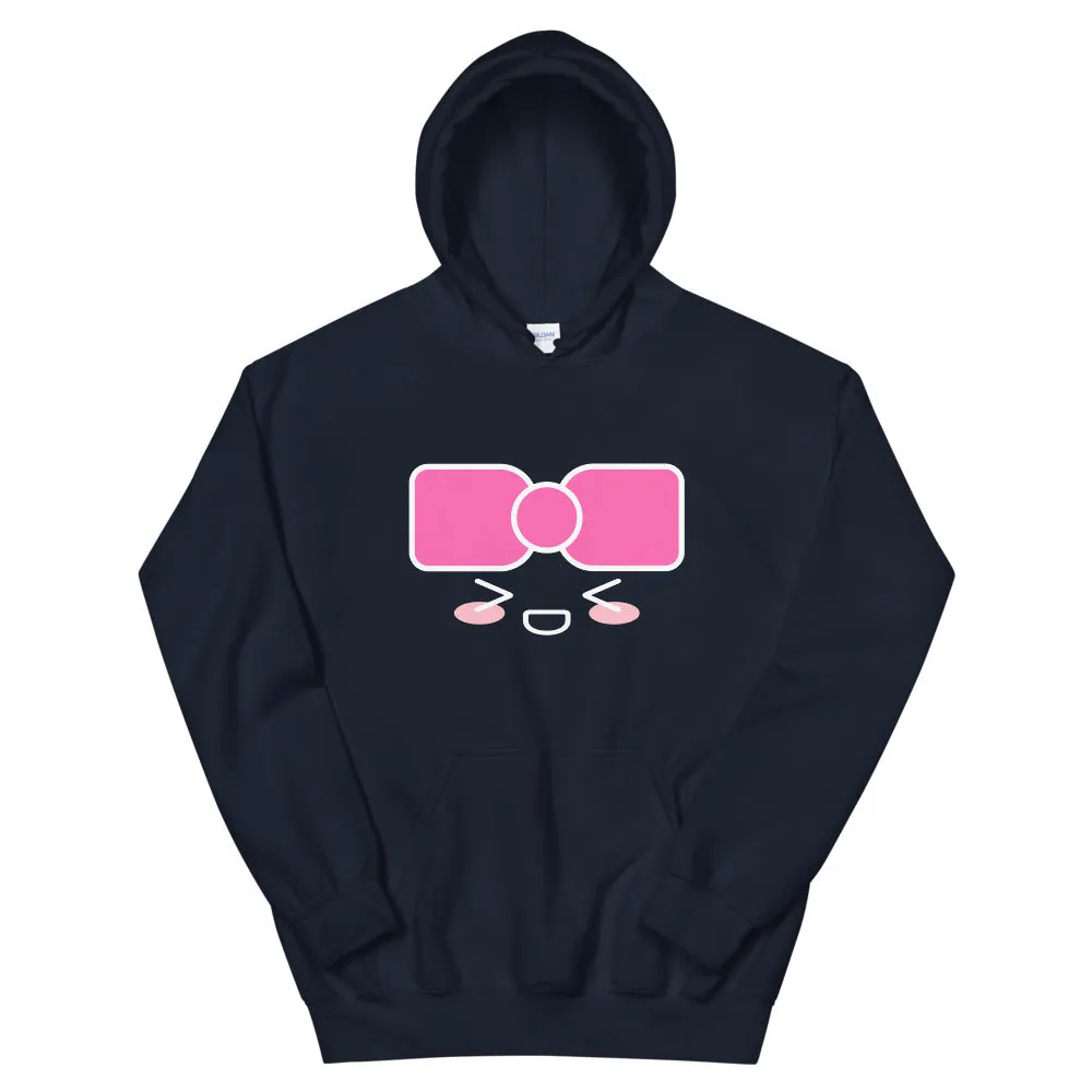hyunee face hoodie (white)