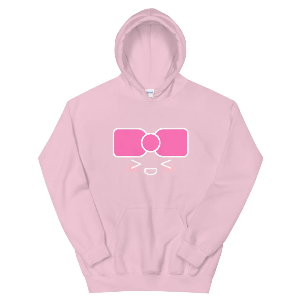 hyunee face hoodie (white)
