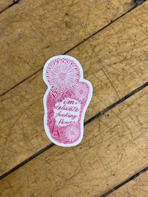 I'm a Delicate Sticker