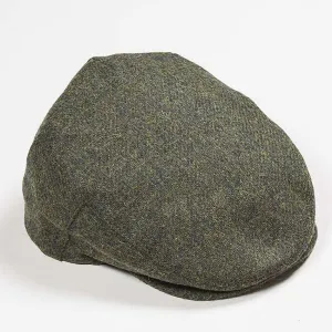 Irish Tweed Cap Dark Green Solid. TCD58.