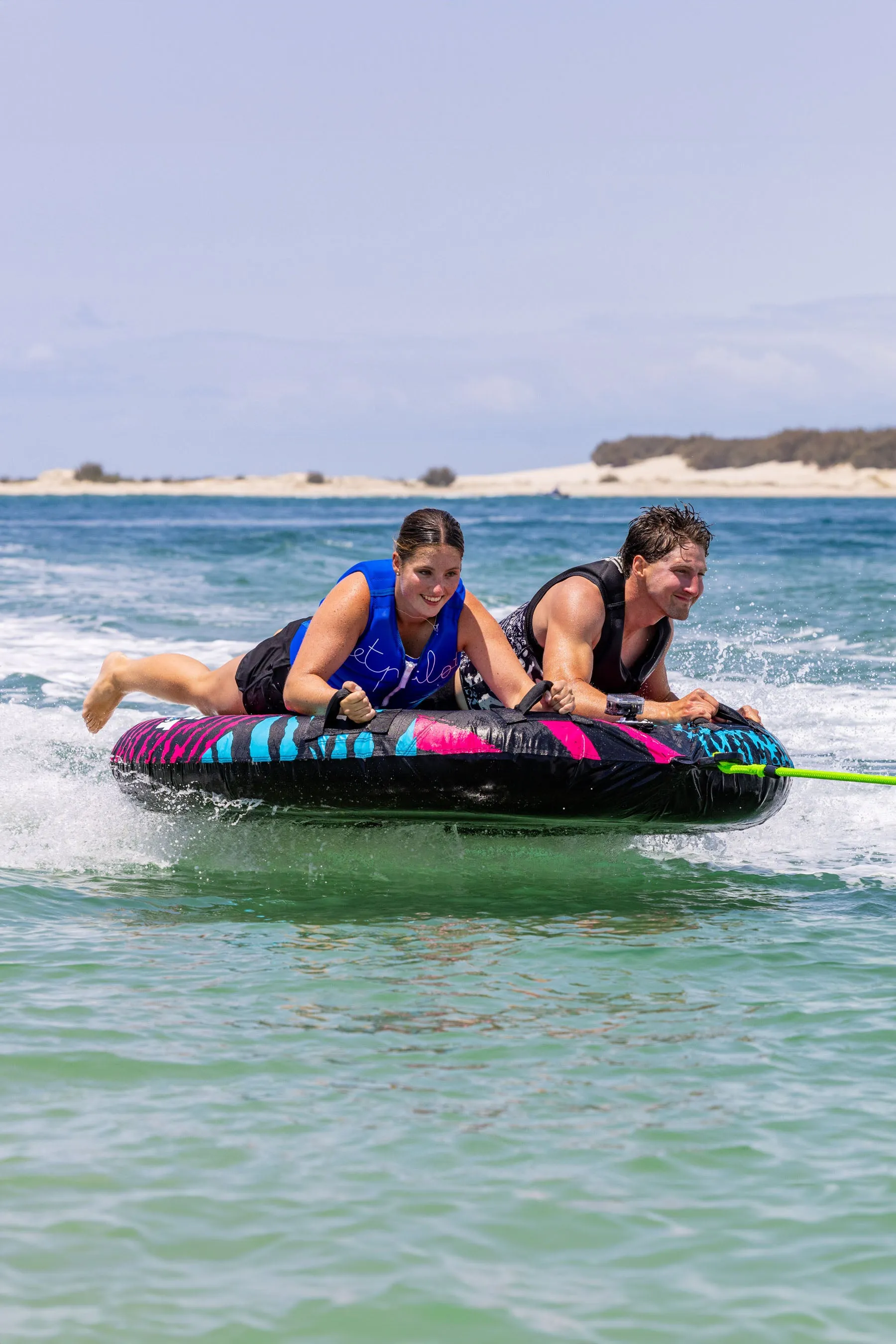 Jetpilot Slingshot Towable Tube - Pink/Blue
