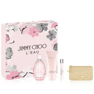 Jimmy Choo L'eau by Jimmy Choo for Women 3.4 oz EDT 4pc Gift Set