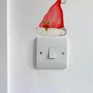 Joanie & Jeanie - Set of 4 Santa Hat's Wall Sticker
