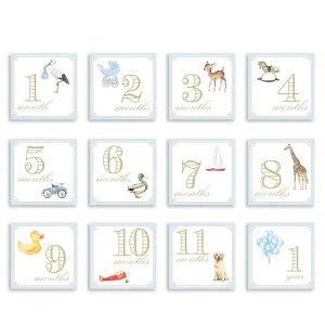 Katherine Kelly Design - Milestone Cards - Classic Boy