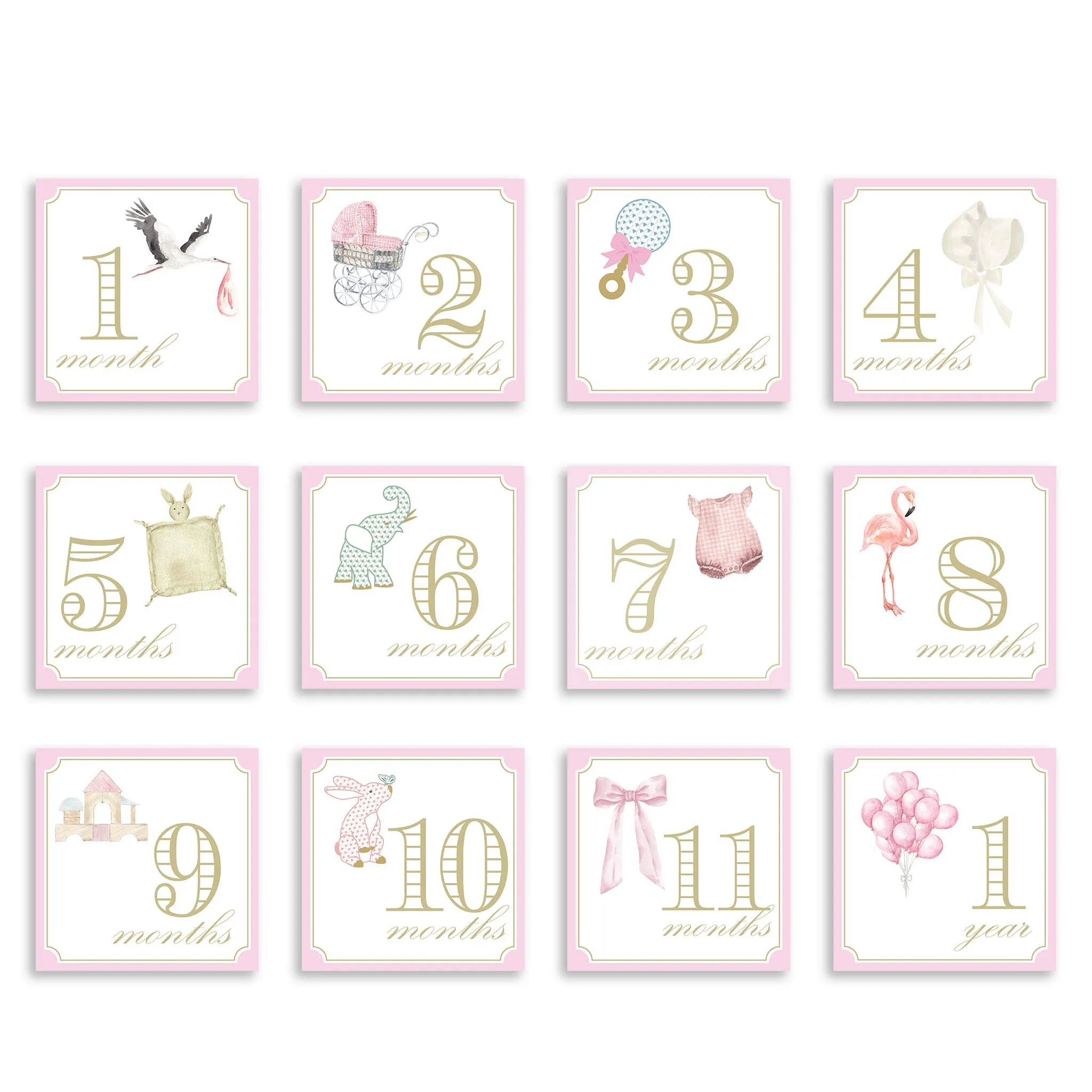 Katherine Kelly Design - Milestone Cards - Classic Girl