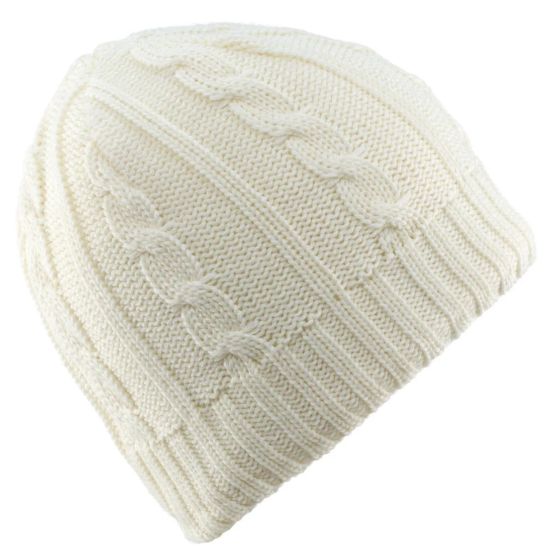 Kids’ Cable-Knit Ski Hat Navy