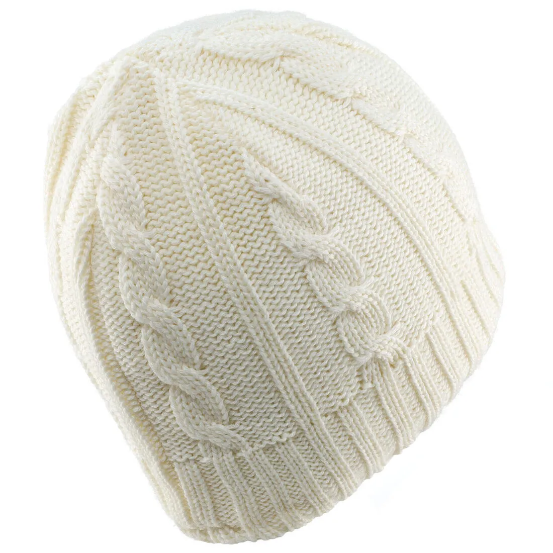 Kids’ Cable-Knit Ski Hat Navy