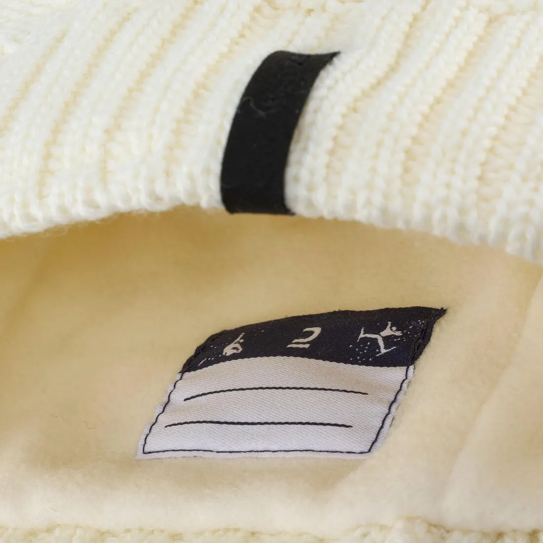 Kids’ Cable-Knit Ski Hat Navy