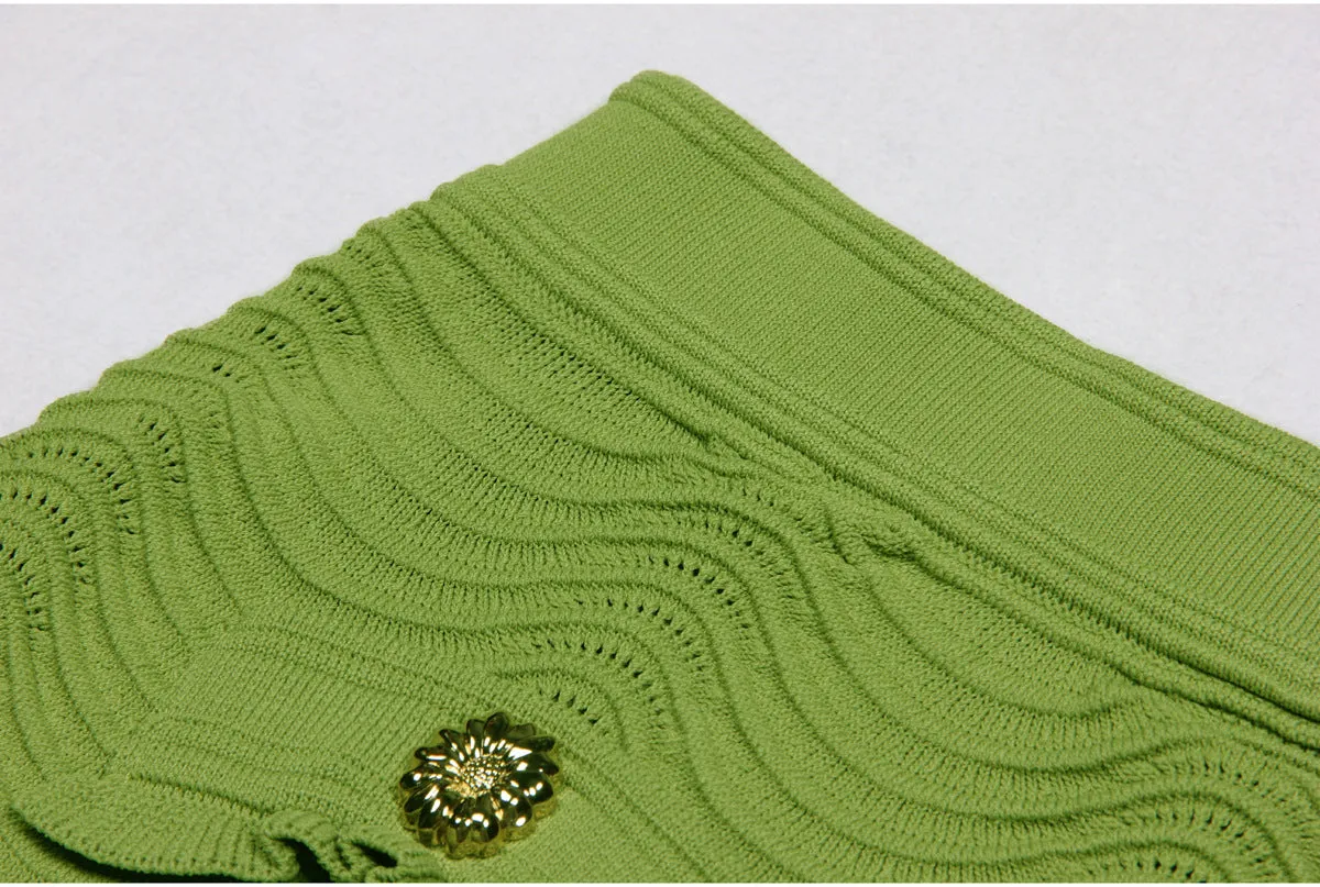 Kristin Knit Two-Piece Matching Skirt Set