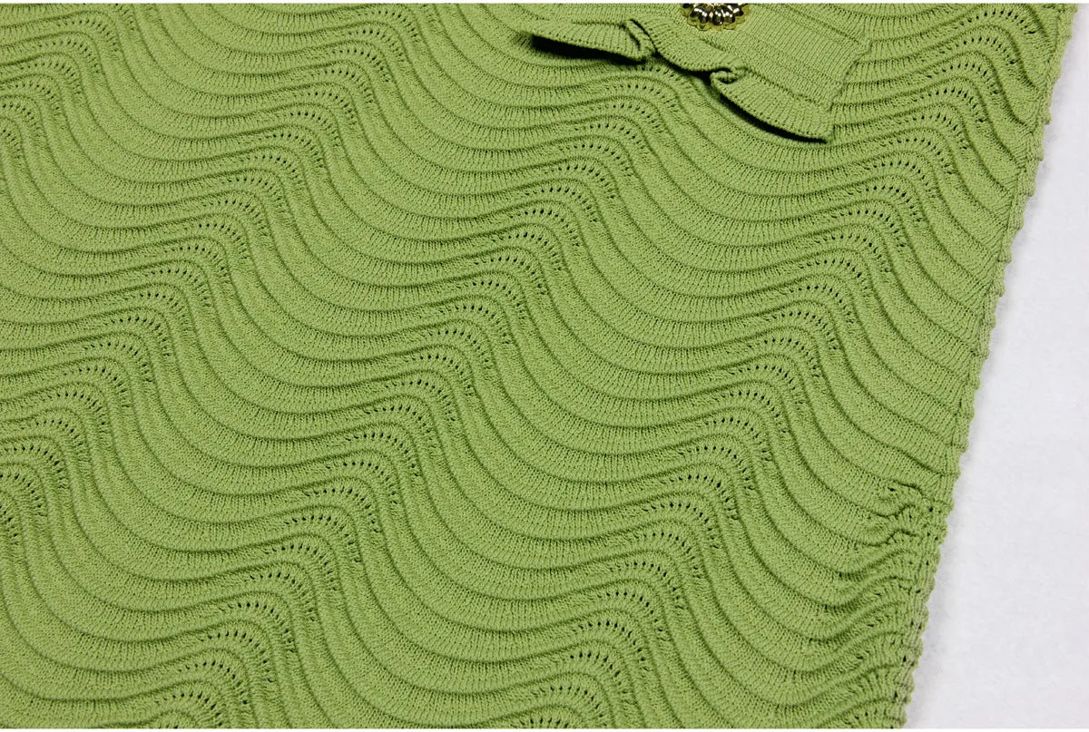 Kristin Knit Two-Piece Matching Skirt Set
