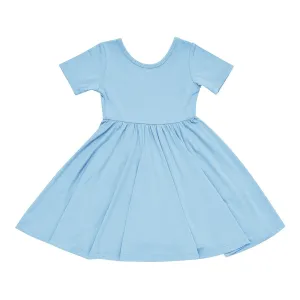 Kyte Twirl Dress- Stream