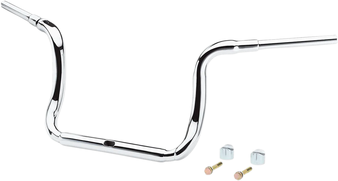LA Choppers LA-7323-12 1-1/2in. Traditional Ape Hanger Handlebar - Chrome