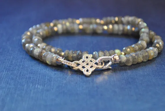 LABRADORITE DELICATE NECKLACE